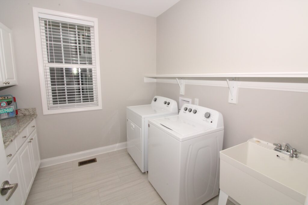 Washer and Dryer set up